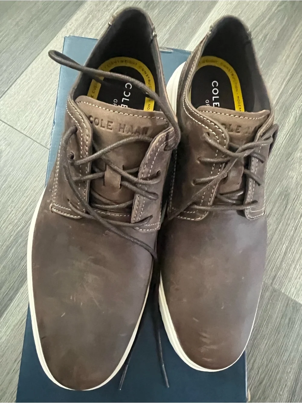 Cole Haan Grand+ Plain Toe Oxfords, Men's Oxford, Riverston size 9.5M